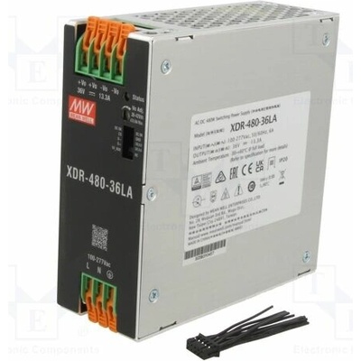 MEAN WELL XDR-480-36LA Napájecí zdroj: spínaný; na lištu DIN; 480W; 36VDC; 0÷13,3A; OUT: 1