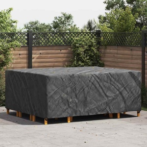vidaXL Покривало за мебели Едноцветен Черно 250 x 210 x 70 см 420D (4105820)