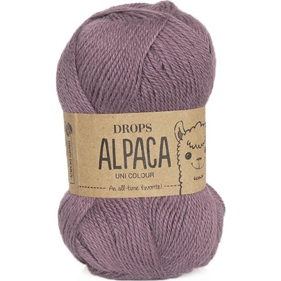 Příze DROPS Alpaca uni colour 3800 - starofialová