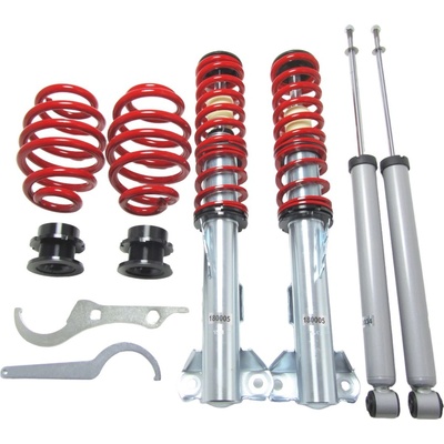 JOM Регулируемо окачване за bmw e36 седан, купе (1991-1999) - червено (gf200102)