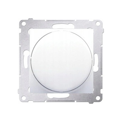 Kontakt Simon 54 Premium Bílý Stmívač do stmívatelných LED, přítlačný a otočný, jednonásobný, DS9L.01/11