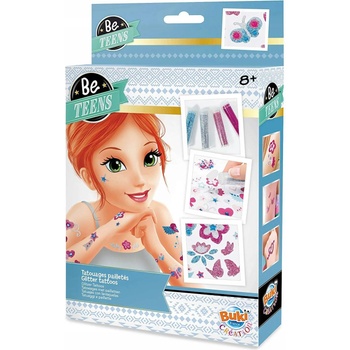 Buki France Творчески комплект Buki Be Teens - Направи си сам блестящи татуировки (BKBE205)