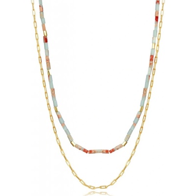 Viceroy Luxusný dvojitý náhrdelník elegant 13041C100-99