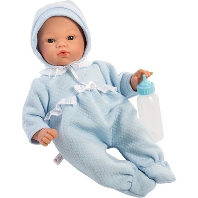 Asi bábätko Koke 36cm v modrých dupačkách