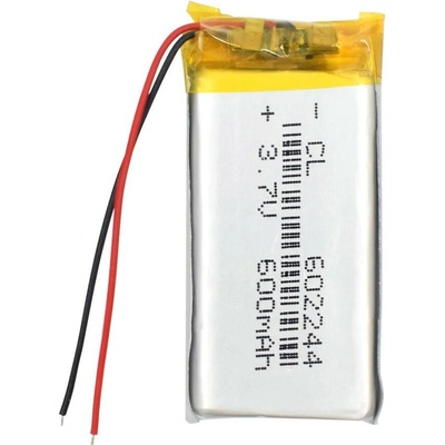 Li-Pol baterie 500mAh, 3.7V, 602244