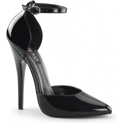 Pleaser USA Pleaser Domina-402 Blk Pat 35