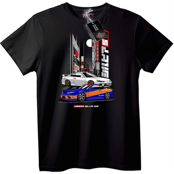 NOONEBRAND Тениска Nissan Silvia S15 Градски Стил - M, White