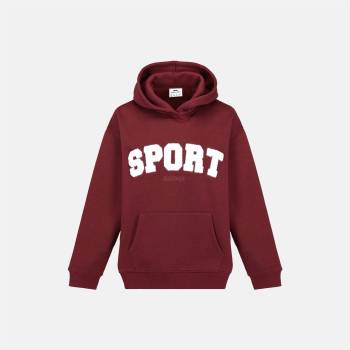 Slazenger Sport Hood Womens - Burgundy