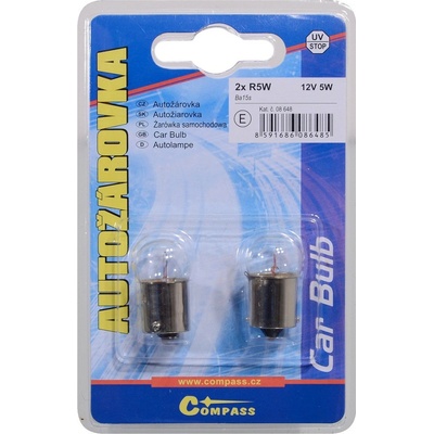 Compass R5W Ba15s 12V 5W 2ks