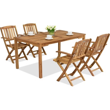 Garden Point Дървени мебели Danang/ Delhi 4 Garden Point (GAP414S_4xGAP147)