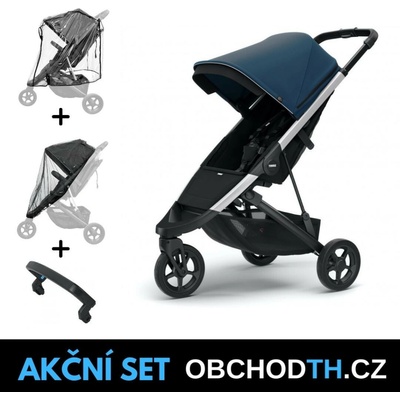 Thule Spring Aluminum / Majolica Blue 2023 + madlo + pláštenka + ochranná sieť OBCHODTH