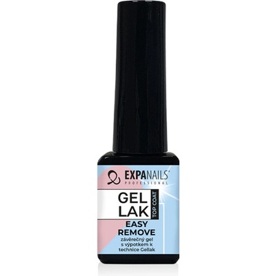 Expa nails Uv Led gel Top Coat gel lak Easy Remove výpotkový závěrečný lesk 5 ml