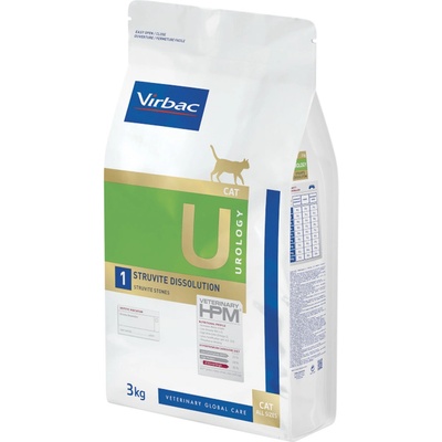 Virbac Veterinary HPM Cat Urology Rozpúšťanie struvitov U1 3 kg