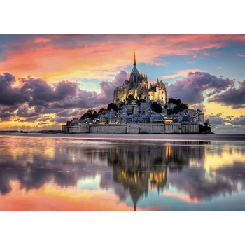 Clementoni - Puzzle Mont Saint-Michel 2 - 1 000 piese