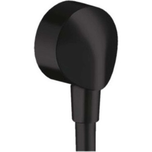 Hansgrohe Fixfit - Коляно за душ E без възвратен клапан, черен мат 27454670 (27454670)