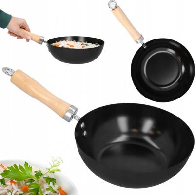 Cadro Wok pánev nerezová ocel hluboká 20 cm