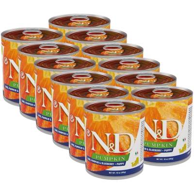 FARMINA N&D dog Puppy PUMPKIN & Lamb & Blueberry 12 x 285 g