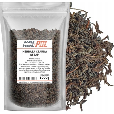 Kol-Pol ČAJ ČERNÝ ASSAM Listová aromatická silná chuť Indie 1 kg