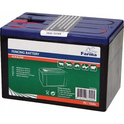 Baterie 9V/55 Ah pro elektrický ohradník (suchá)
