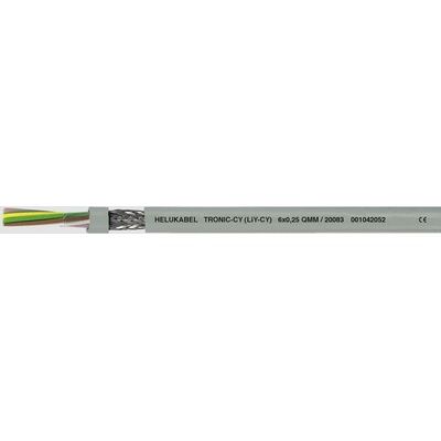 HELU 20064-1000 dátový kábel LiYCY 14 x 0.34 mm² sivá 1000 m