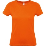 B&C Collection B&c e150 / Дамска тениска с обло деколте - оранжева m (01002t23502)