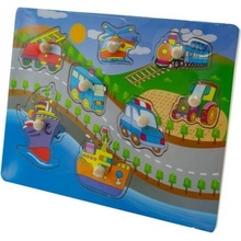 Tulimi zábavné puzzle vkládací Ulice