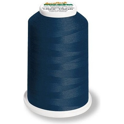 Overlockové nitě PES Madeira Aeroflock 100 (1000m) chemlonové barva 8420 navy blue