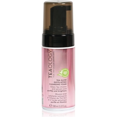 Teaology Cleansing Tea Glow Exfoliating Cleansing Foam exfoliační čisticí pěna 100 ml