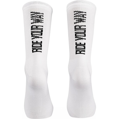Northwave Мъжки чорапи за колоездене Northwave Ride Your Way Sock Cycling socks - White - размер 44-47 (EU) (201-7326-0114)