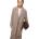 VILA Палто Vila Claudia Button coat - Beige (Falcon / Melange)