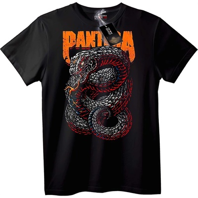 NOONEBRAND Тениска с Панда и Змия - XS, Black