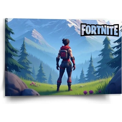 Sablio Obraz FORTNITE Horská krajina - 120x80 cm