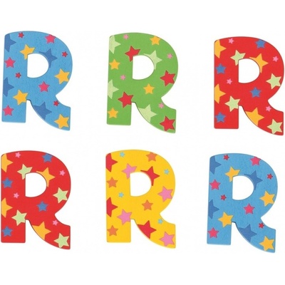 Bigjigs Toys hviezdičkové písmenko R