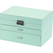 Mele&Co. kožená šperkovnica Countess pastel green
