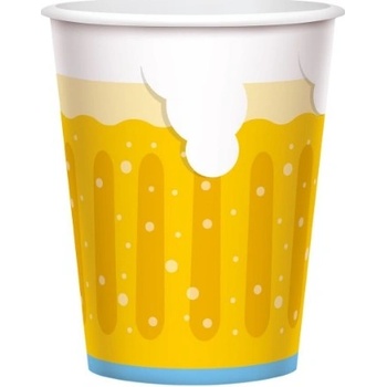 Papierové poháre pivo, 450 ml
