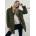 Urban classics Анорак Urban classics Oversized Sherpa parka - Green (Olive)