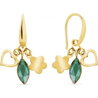 Spark se Swarovski Elements Serenity KWGMIX2201EM Emerald zelené