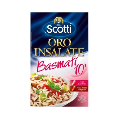 Scotti Oro Insalate zmes celozrnej červenej a basmati ryže 10 x 0,8 kg
