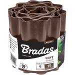 Bradas Бордюр от пластмаса декоративен 10cм x 9м brown (OBFB 0910)