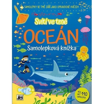 Jiri Models Samolepková knížka svítí ve tmě Oceán