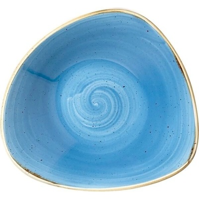 Churchill 1795 Stonecast Cornflower Blue 18,5 cm miska ve tvaru trojúhelníku