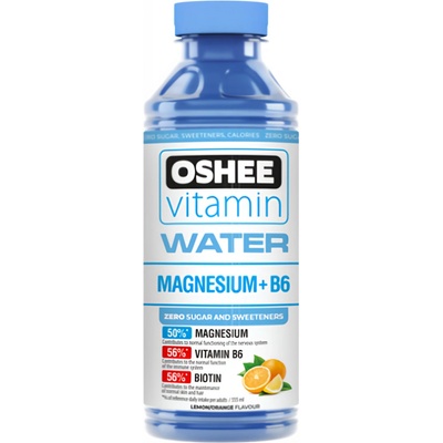 OSHEE vit voda Magnesium+B6 Zero 0,55 l