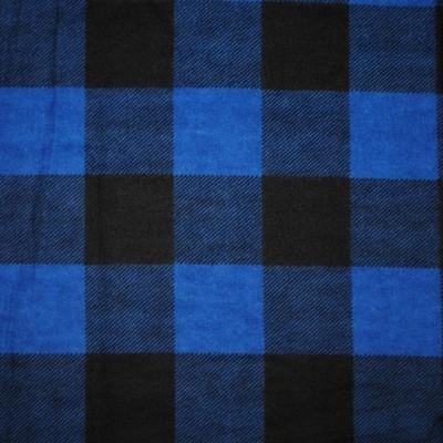 Flanel bavlněný modro-černá kostka – Zboží Mobilmania