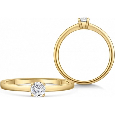 Sofia Diamonds zlatý zásnubní prsten s diamantem BDRB00065YG