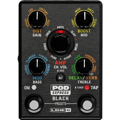 Line6 Pod Express Black Мултиефект за китара (PODEXPRESSBK)