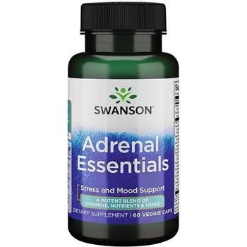 Swanson Adrenal Essentials, 60 растителни капсули, Swanson