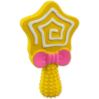 Dog Fantasy Yummies hvězda 13 cm žlutá