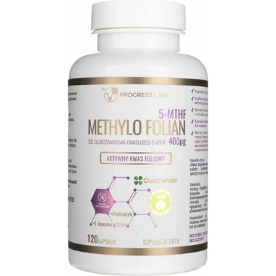 Progress Labs Kyselina listová metylová 400 mcg 120 kapsúl