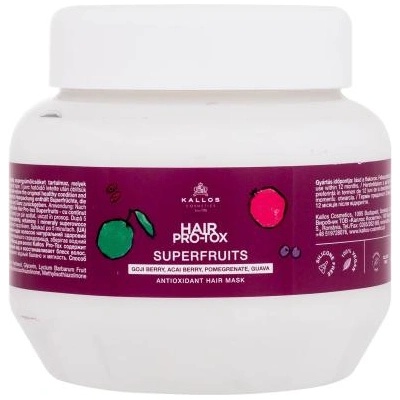 Kallos Hair Pro-Tox Superfruits Antioxidant Hair Mask подхранваща маска за коса 275 ml за жени