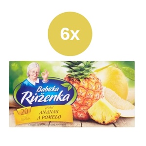 Růženka Чай Grandma Rose ананас+помело 6x40g